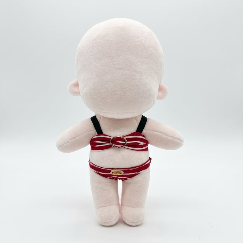 ぬい服】 ぬいぐるみ用 ストライプ柄 マイクロビキニ ぬい服 水着