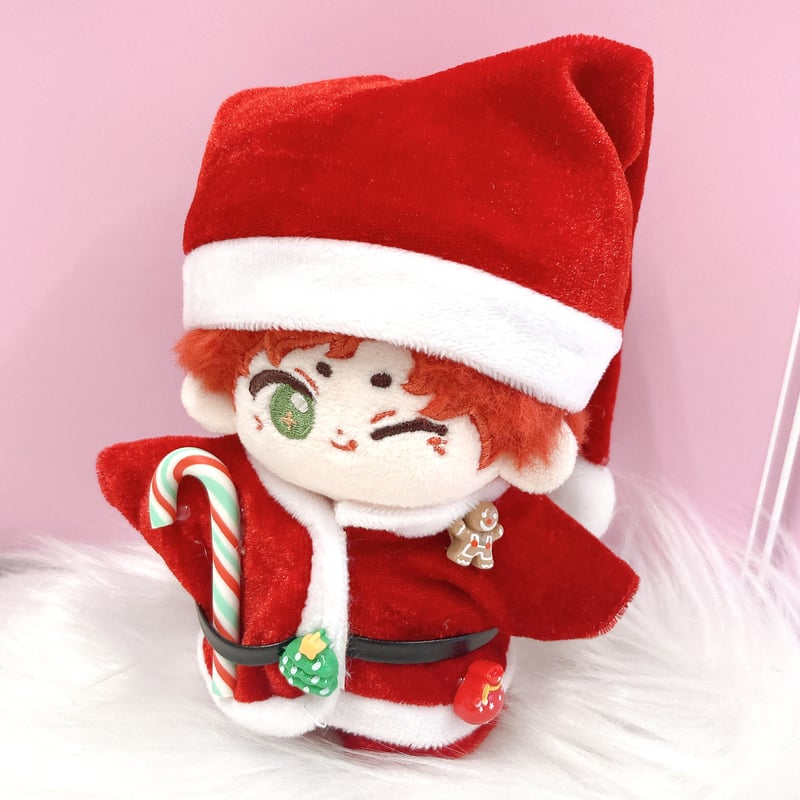 ぬい服】サンタクロース帽子&コート&パンツセット 10cm用 | G.triGer