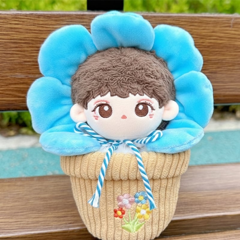 ぬい服】花型ヘッドドレス&植木鉢セット 10cmぬいぐるみ用 | G.triGer