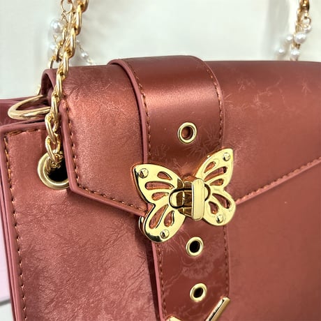 【呜咚小铺】蝶飾り付き痛バッグ【推し活グッズ】