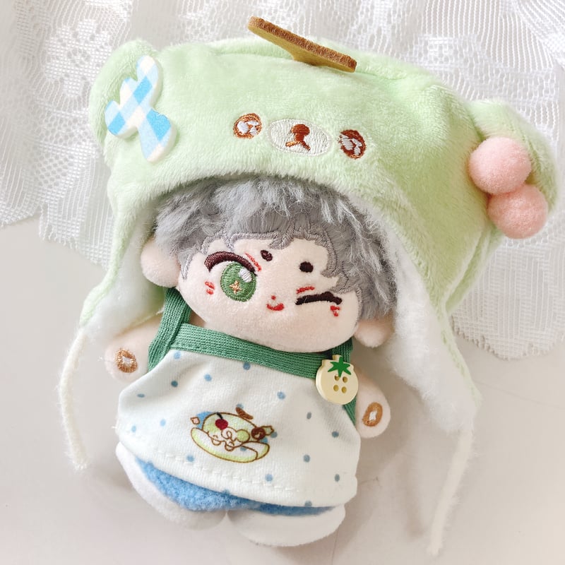 ぬい服】たこ焼き・メロン衣装(着ぐるみキャップ&トップス&パンツ