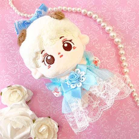 【ぬい服】ぬいぐるみ用カラフルドレス 10cm 用【推し活グッズ】