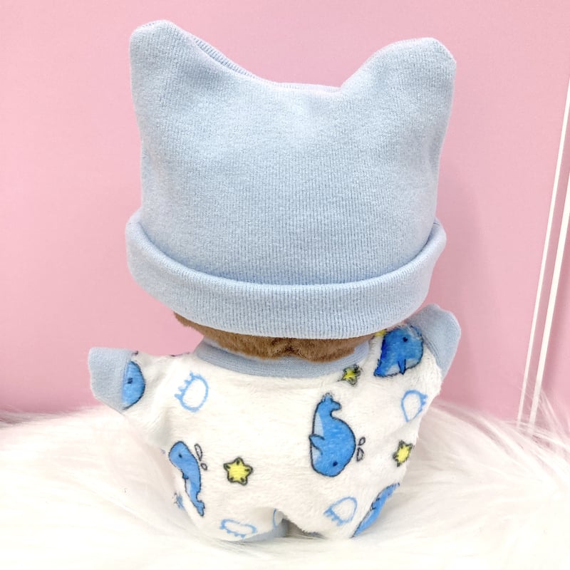 ぬい服】まんぷくベイビー・ロンパースぬい服【帽子&ロンパースセット