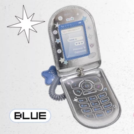 【OOPSDAY 推し活グッズ】携帯電話型メタリック トレカケース【推し活グッズ】
