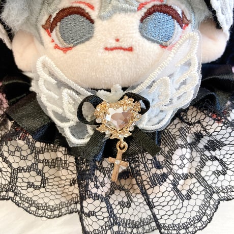 【ぬい服】シスター 帽子&ケープセット　10cmぬいぐるみ用