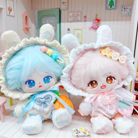 【ぬい服】ぬいぐるみ用うさ耳着ぐるみ・ うさ耳シューズ・バッグセット 【20cm 用】【推し活グッズ】