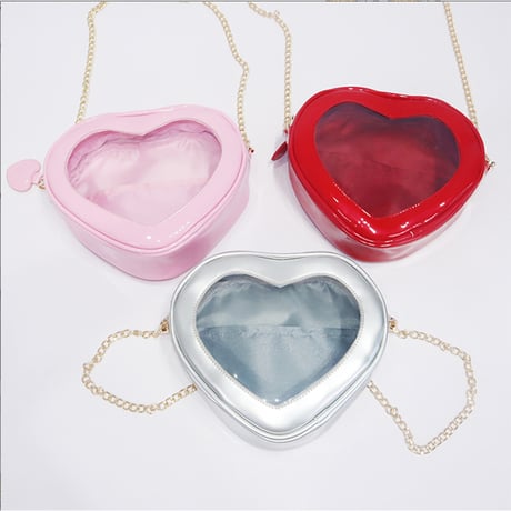 ハート型ぬいぐるみ痛バッグ【推し活グッズ】