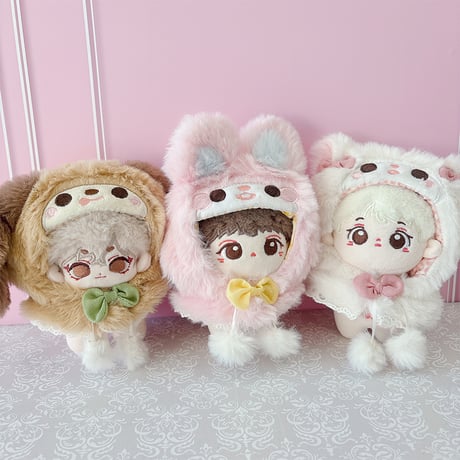 ぬい服　ぬいぐるみ用ふわふわ着ぐるみ　10cm用【推し活グッズ】