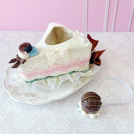 ぬい服　ショートケーキ型ぬいぐるみ用着ぐるみ　10cm用【推し活グッズ】