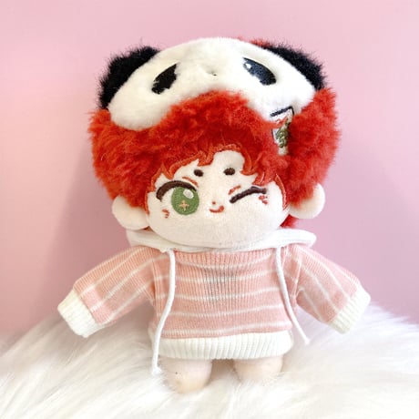 【ぬい服】バイカラーパーカー 10cm用