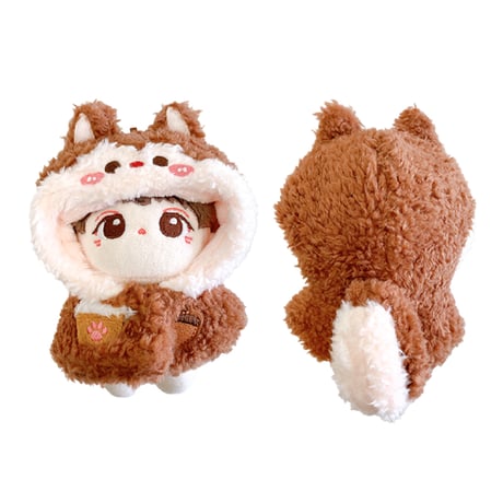 ぬい服　もこもこアニマル着ぐるみ　10cm用【推し活グッズ】