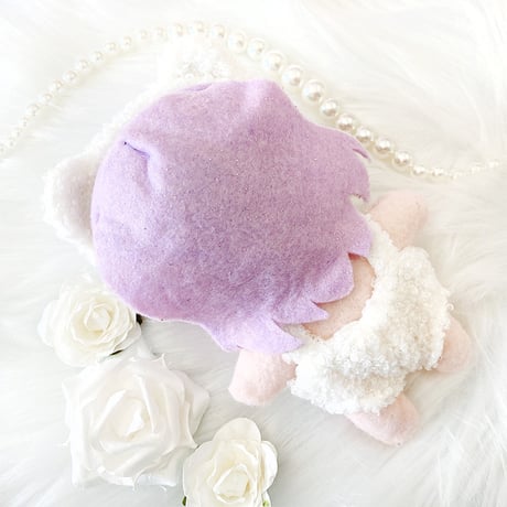 【ぬい服】くま耳ヘッドバンド&サロペットセット 10~15cmぬいぐるみ用【推し活グッズ】