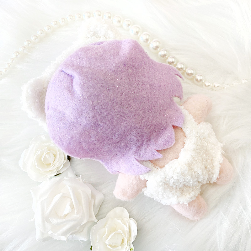 ぬい服】くま耳ヘッドバンド&サロペットセット 10~15cm ぬい服】くま耳ヘッドバンド&サロペットセット 10~15cm