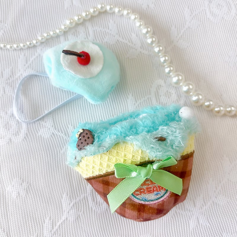 ぬい服】ぬいぐるみ用アイスクリーム着ぐるみ 10cm用【推し活グッズ