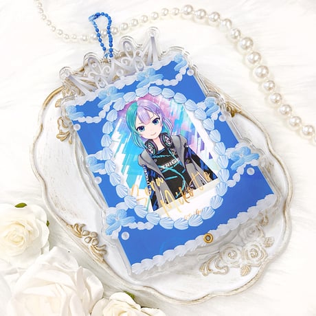 【G.triGerオリジナル 推し活グッズ】アクリルフレーム【ケーキ】【トレカ・アクスタ用】