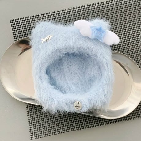 【ぬい服】ぬいぐるみ用猫耳着ぐるみキャップ【10cm用】 【推し活グッズ】