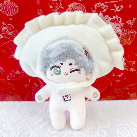【ぬい服】ぬいぐるみ用着ぐるみキャップ【10cm用】中華まん・餃子【推し活グッズ】
