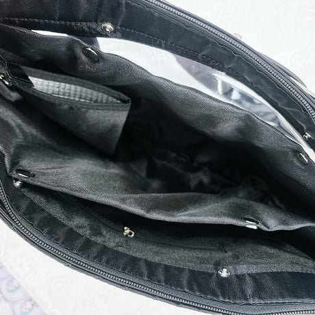 【soda薄荷茶】ベルト付きフェイクレザーキルティング痛バッグ【推し活グッズ】