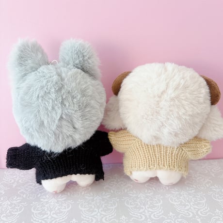 ぬい服　ぬいぐるみ用ボタン付きセーター【10~15cm用】【推し活グッズ】
