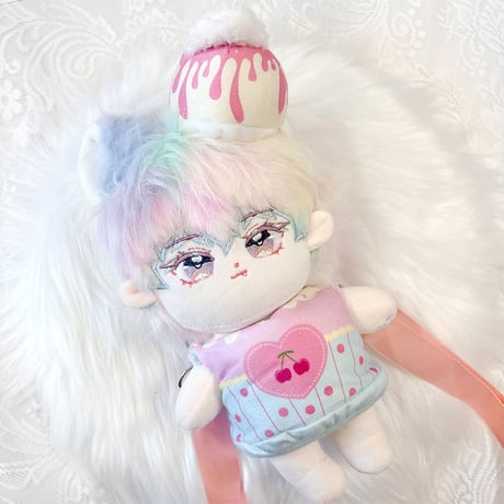 【ぬいバッグ】【ぬい服】ぬいぐるみ用ケーキ型バッグ【10~20cm用】【推し活グッズ】