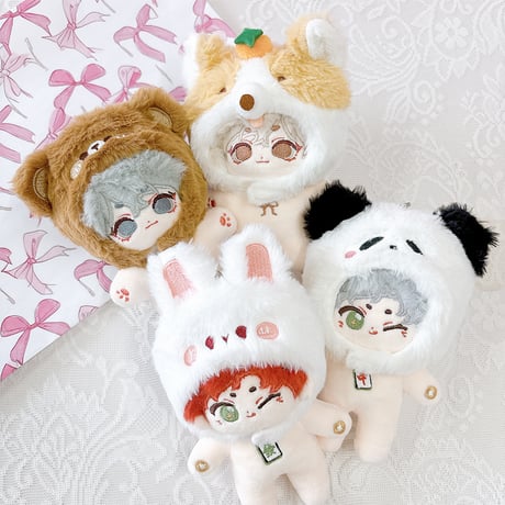 【ぬい服】ぬいぐるみ用着ぐるみキャップ vol.2【10cm用】【推し活グッズ】