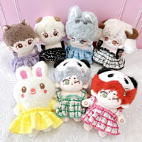 10～15cmぬい用 ぬいぐるみ用ツイードワンピース ぬい服