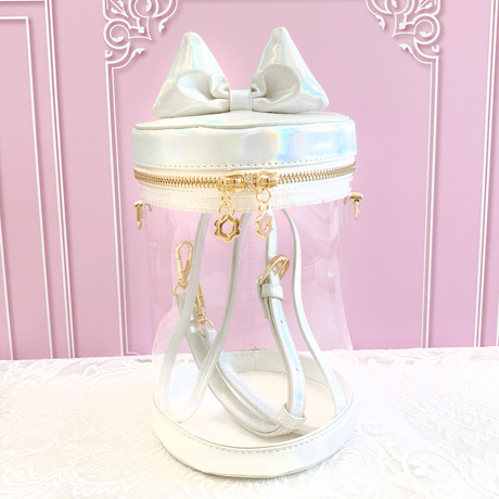 【G.triGerオリジナル】猫耳風リボン付きぬいバッグ【推し活グッズ】