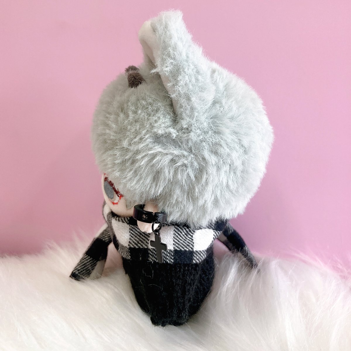 ぬい服】ぬいぐるみ用 ニット&マフラー&イヤーカフセット 10cm用 | G