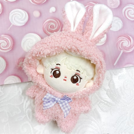 【ぬい服】ぬいぐるみ用 もこもこ ボア着ぐるみ (10cm用)【推し活グッズ】