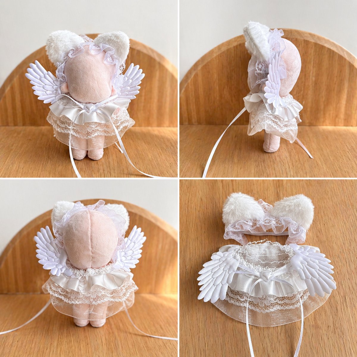 10cmぬい用】ネコミミヘッドドレス＆ドレス 2点セット | G.triGer