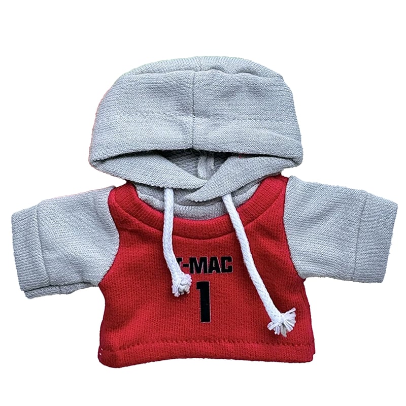 ぬい服】バスケビブス風パーカー 細身のぬいぐるみ・ドール用 | G.triGer