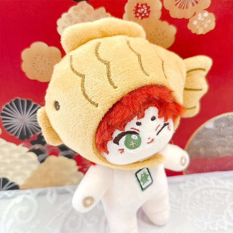 ぬい服】ぬいぐるみ用着ぐるみキャップ 【たい焼き】10cm用【推し活