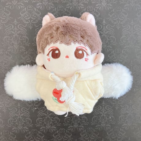 【ぬい服】ぬいぐるみ用うさ耳パーカー(10cm用)