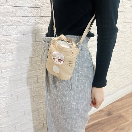 ぬい服　刺繍入りぬいバッグ　10cm用【推し活グッズ】