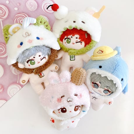 【ぬい服】ぬいぐるみ用着ぐるみキャップ 10cm用【推し活グッズ】