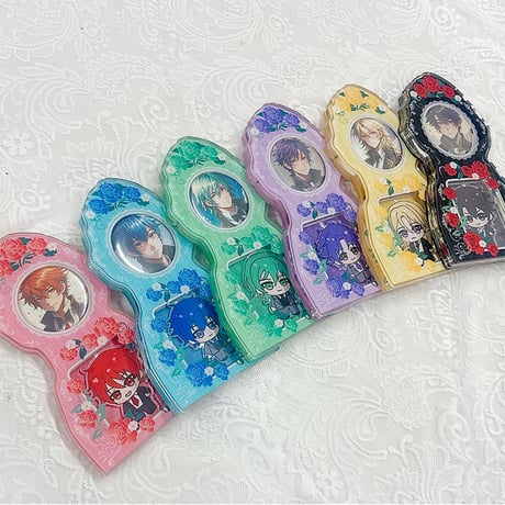 【G.triGerオリジナル 推し活グッズ】 アクリルフレーム【アンティーク時計】 缶バッジ・アクスタ用