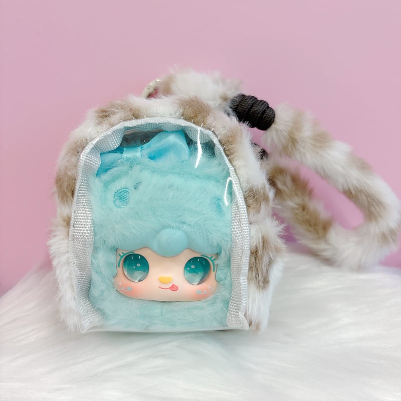 ふわふわヒョウ柄 痛ポーチ 8.5×7×4.5cm | G.triGer