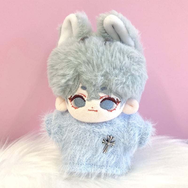 ぬい服】ぬいぐるみ用 十字架付きファーニット（10〜15cm用） | G.triGer