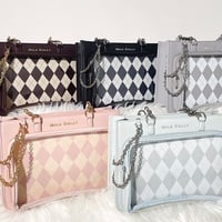 【FUYUUNEKO】アーガイル痛バッグ milk dolly【推し活グッズ】