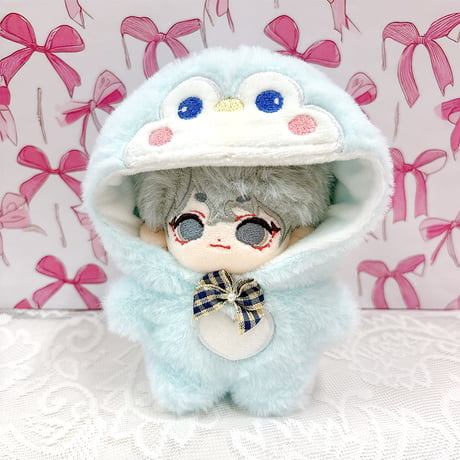 【ぬい服】ぬいぐるみ用刺繍入りアニマル着ぐるみ  10cm 用【推し活グッズ】