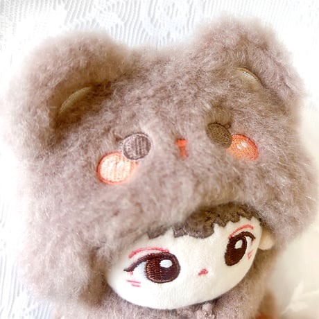 【ぬい服】もこもこアニマル着ぐるみ　10cm用【推し活グッズ】