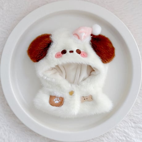 ぬい服　もこもこアニマル着ぐるみ　10cm用【推し活グッズ】