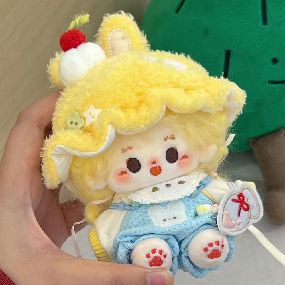 オーダー用 ぬい服 サロペット Tシャツ 帽子セット ぬい服】帽子&スタイ&Tシャツ&サロペットセット 10cm用 | G.triGer