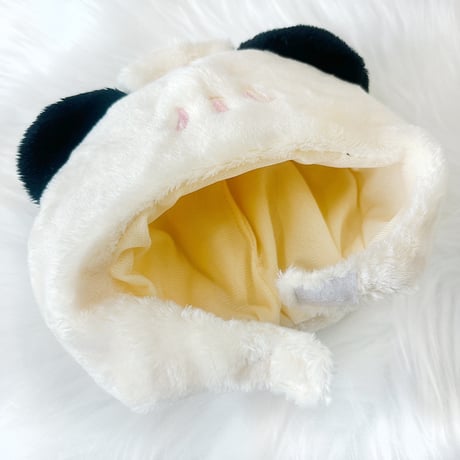 【ぬい服】【PANDAPAN】ぬいぐるみ用着ぐるみキャップ(中華まん)/20cm用【推し活グッズ】