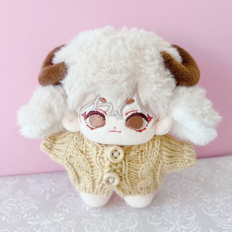 ぬい服　ぬいぐるみ用ボタン付きセーター【10~15cm用】【推し活グッズ】