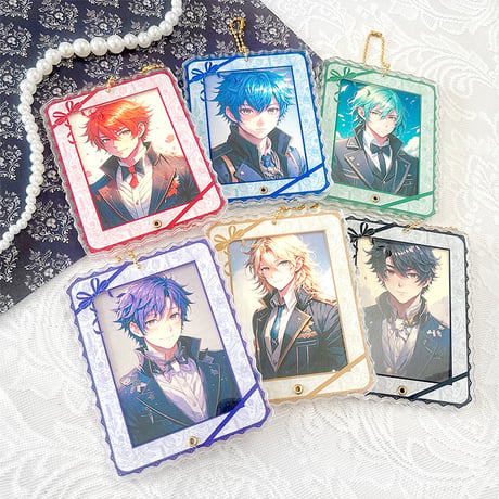 【G.triGerオリジナル 推し活グッズ】アクリルフレーム 【花柄】トレカ・アクスタ用