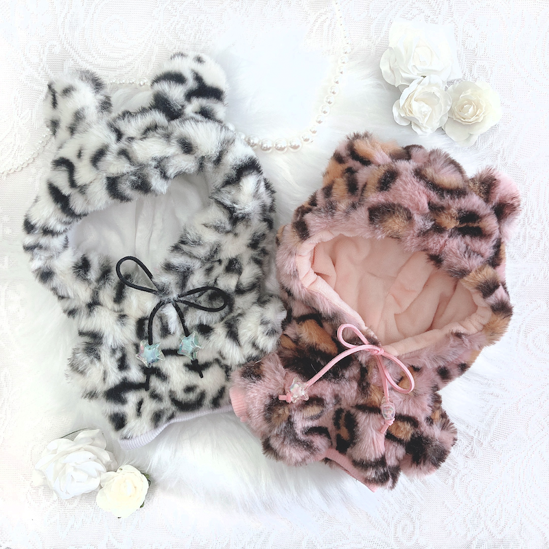 ぬい服】ぬいぐるみ用ヒョウ柄パーカー/15~20cm用 | G.triGer ぬい服】ぬいぐるみ用ヒョウ柄パーカー/15~20cm用 | G.triGer