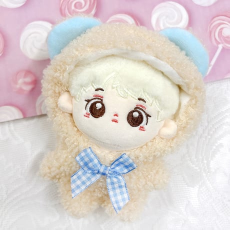 【ぬい服】ぬいぐるみ用 もこもこ ボア着ぐるみ (10cm用)【推し活グッズ】