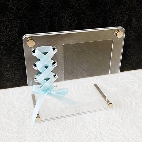 リボン付きトレカ用アクリルフレーム【推し活グッズ】
