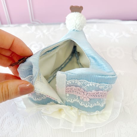 ぬい服　ショートケーキ型ぬいぐるみ用着ぐるみ　10cm用【推し活グッズ】